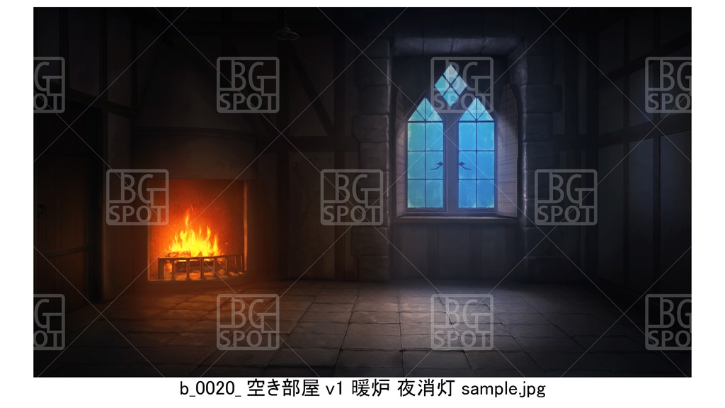 b_空き部屋【BG_中世の部屋(風呂と物置と研究室と武器庫)ver2.0】 - BG