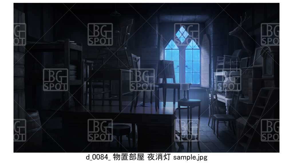 d_物置部屋【BG_中世の部屋(風呂と物置と研究室と武器庫)ver2.0】
