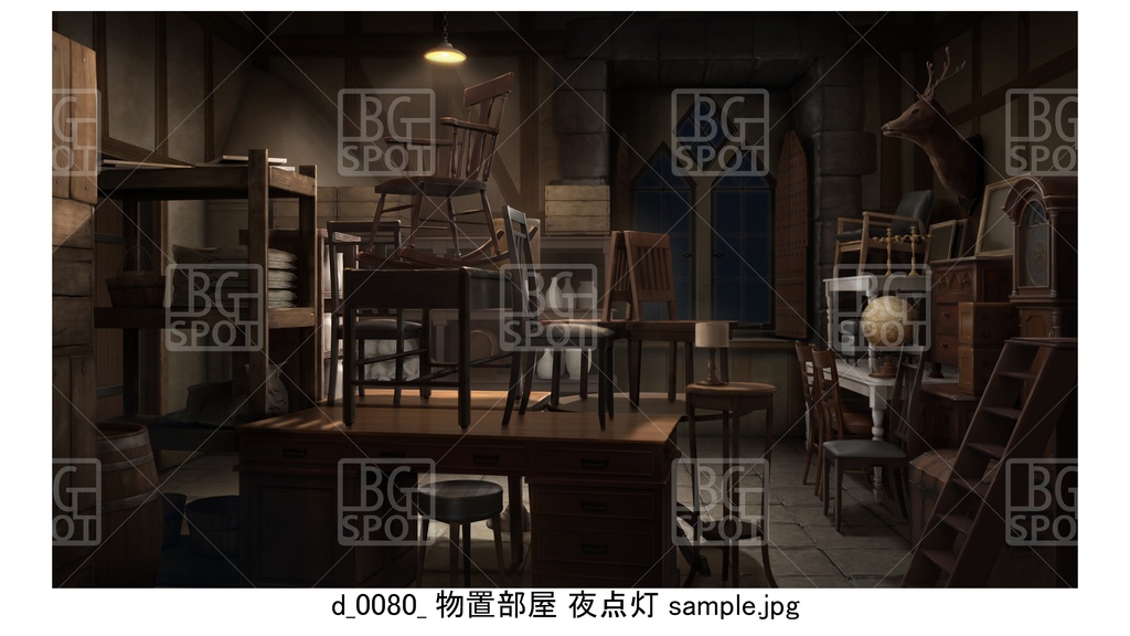 d_物置部屋【BG_中世の部屋(風呂と物置と研究室と武器庫)ver2.0】