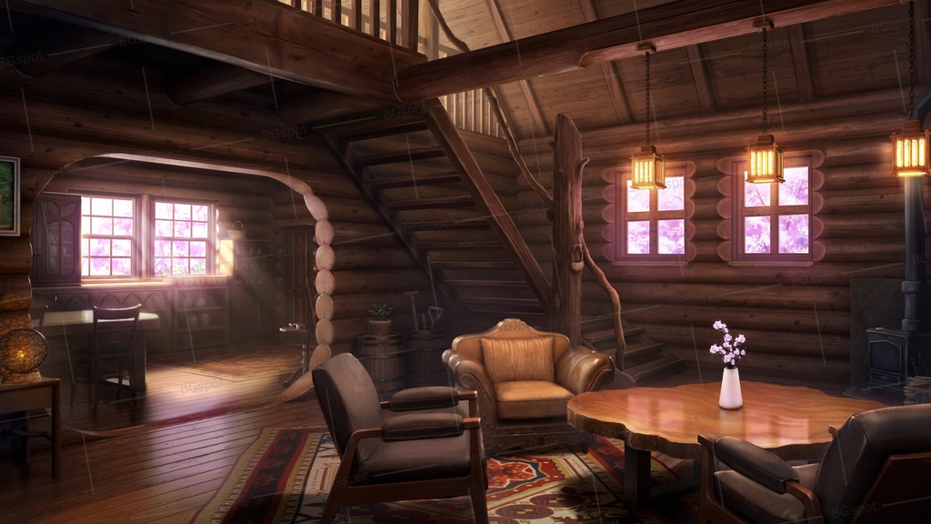 🗂️おまとめ版(フルセット)【BG_四季のログハウスと一味のアジト_ver1.0】