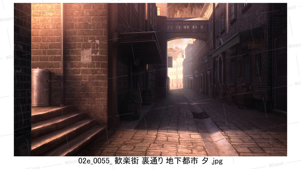 02e_歓楽街_裏通り_地下都市【BG_ファンタジー歓楽街:戦乱と再生の軌跡ver2.0】