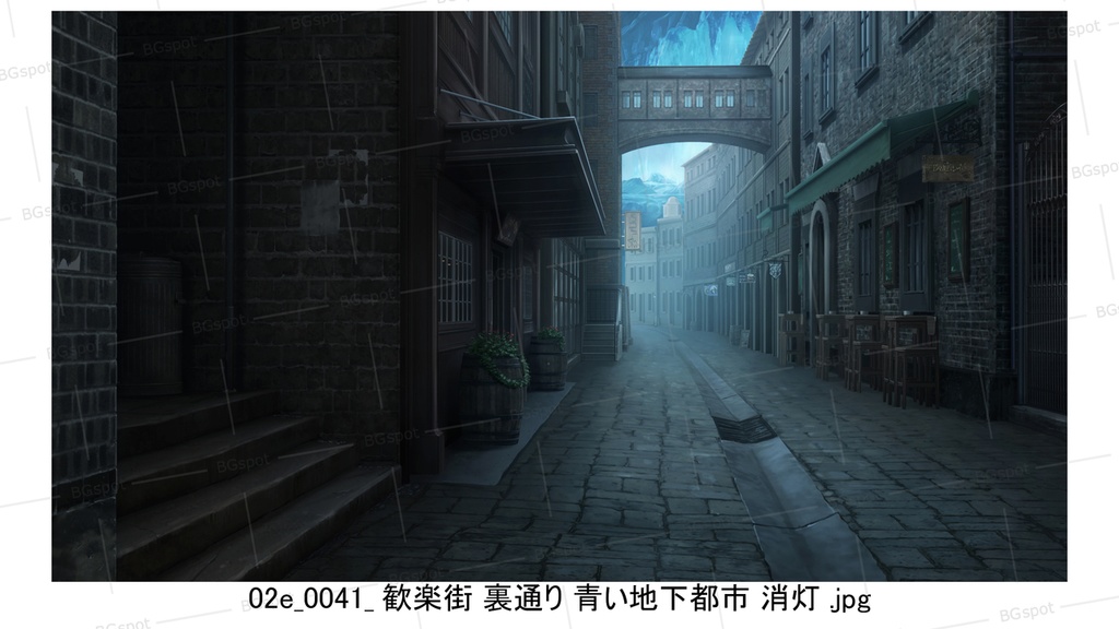 02e_歓楽街_裏通り_地下都市【BG_ファンタジー歓楽街:戦乱と再生の軌跡ver2.0】
