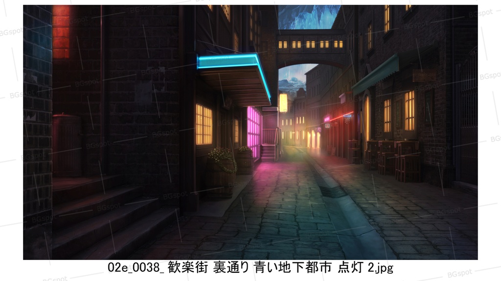 02e_歓楽街_裏通り_地下都市【BG_ファンタジー歓楽街:戦乱と再生の軌跡ver2.0】