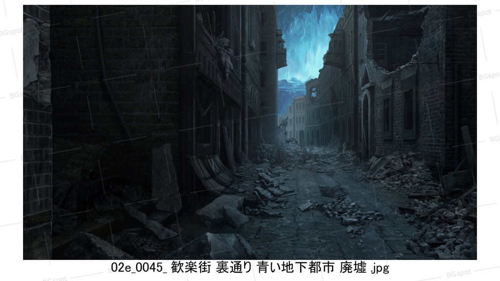 02e_歓楽街_裏通り_地下都市(廃墟_戦火_瘴気_復興)【BG_ファンタジー歓楽街:戦乱と再生の軌跡ver2.0】