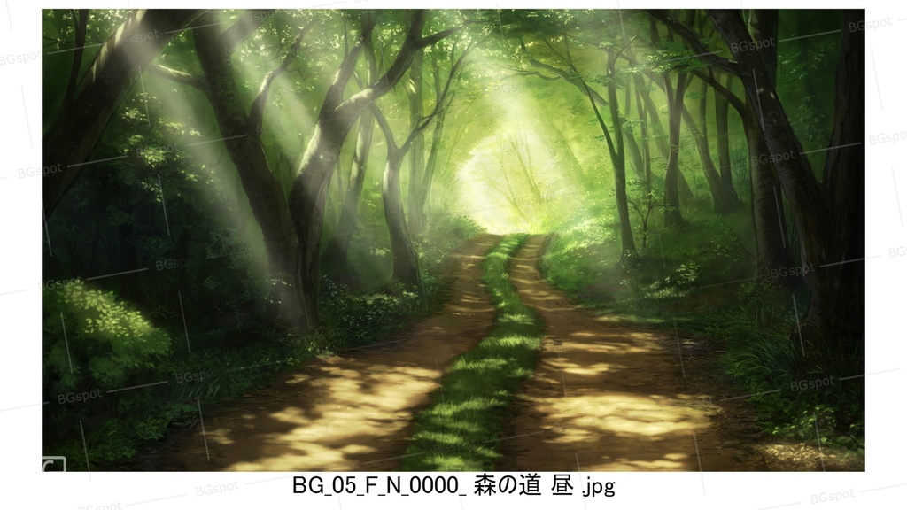 ミドルパック_【森の道 (Forest-F】BG_05_幌馬車の内部:多様な自然を行く道のり_ver3.0より抜粋
