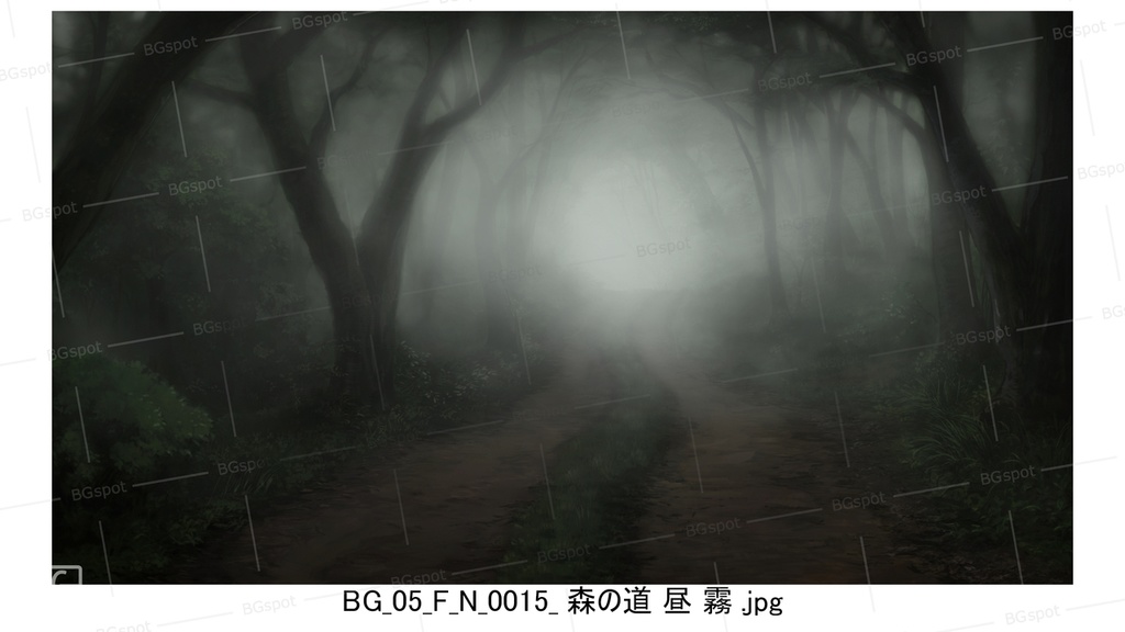ミドルパック_【森の道 (Forest-F】BG_05_幌馬車の内部:多様な自然を行く道のり_ver3.0より抜粋