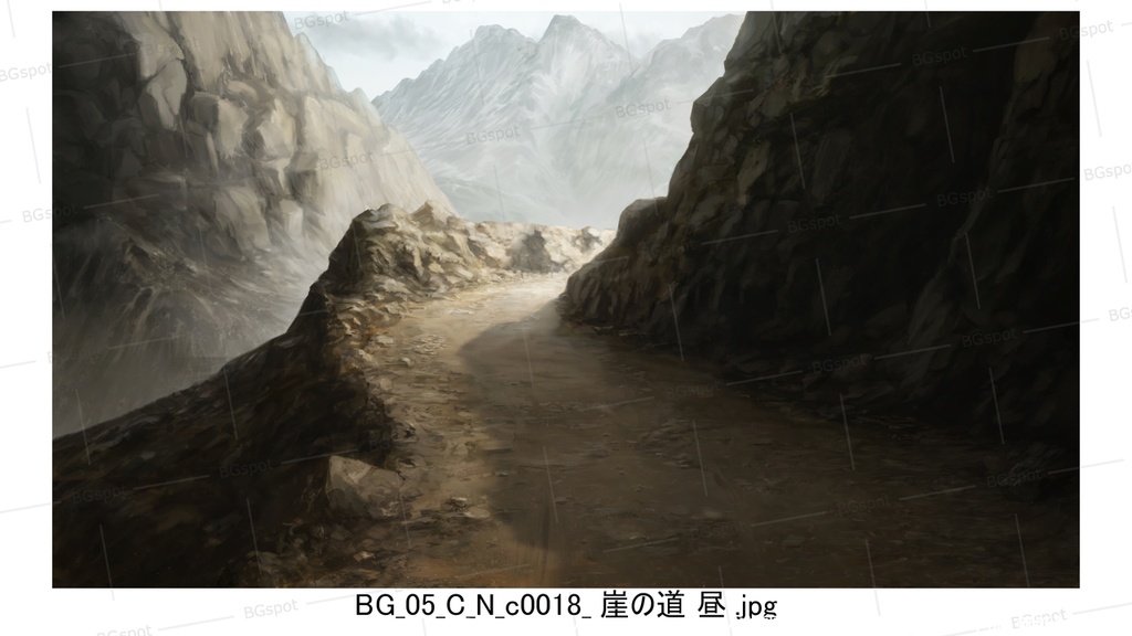 ミドルパック_【崖の道 Cliff-Road】BG_05_幌馬車の内部:多様な自然を行く道のり_ver3.0より抜粋