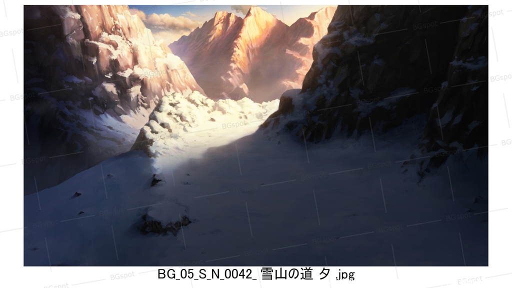 ミドルパック_【雪山の道 Snow-Road】BG_05_幌馬車の内部:多様な自然を行く道のり_ver3.0より抜粋