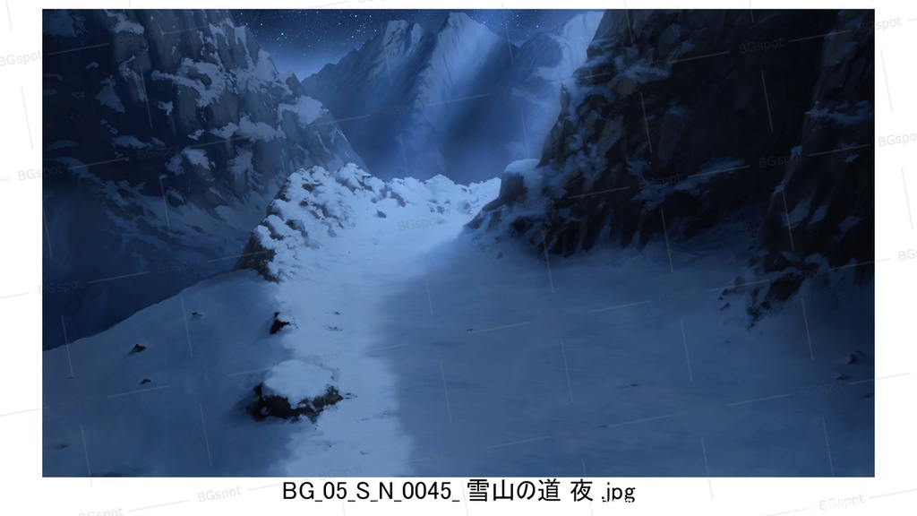 ミドルパック_【雪山の道 Snow-Road】BG_05_幌馬車の内部:多様な自然を行く道のり_ver3.0より抜粋