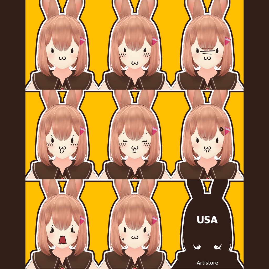 オリジナル3Dモデル -USA- [うさ] - Artistore - 7/7