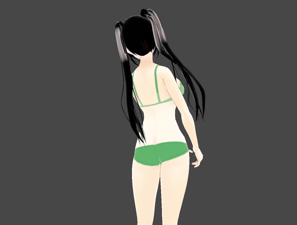 【VRoid Studio用】Basic Inner|9色×ブラ2種+ショーツ 27点セット