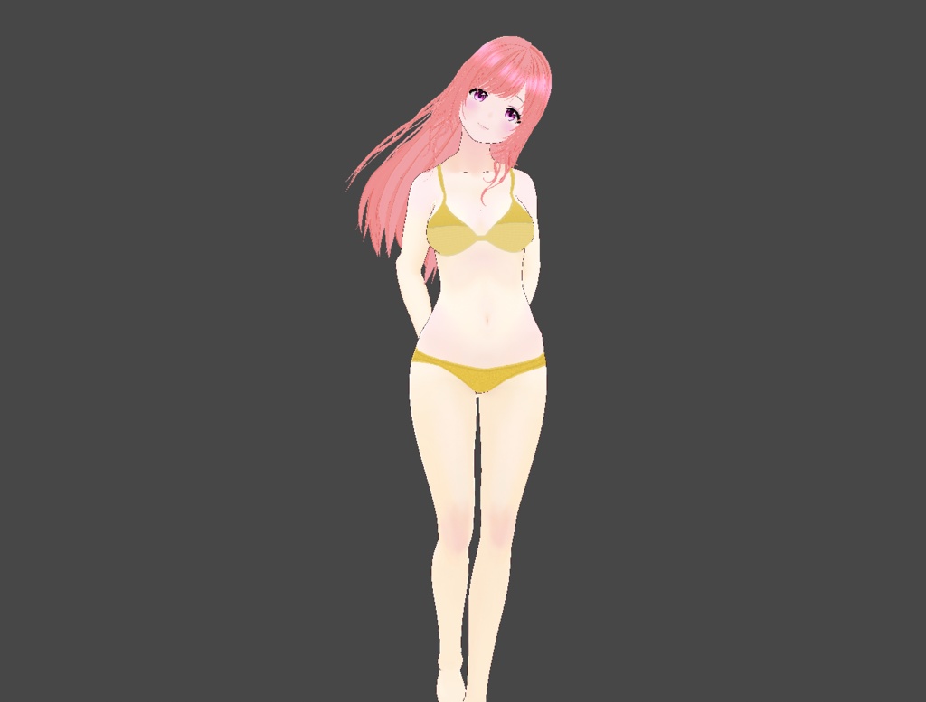 【VRoid Studio用】Basic Inner|9色×ブラ2種+ショーツ 27点セット