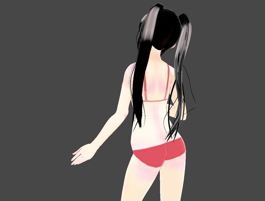 【VRoid Studio用】Basic Inner|9色×ブラ2種+ショーツ 27点セット