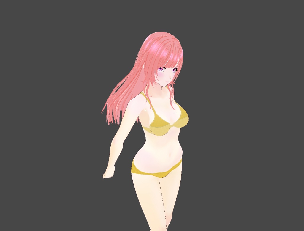 【VRoid Studio用】Basic Inner|9色×ブラ2種+ショーツ 27点セット