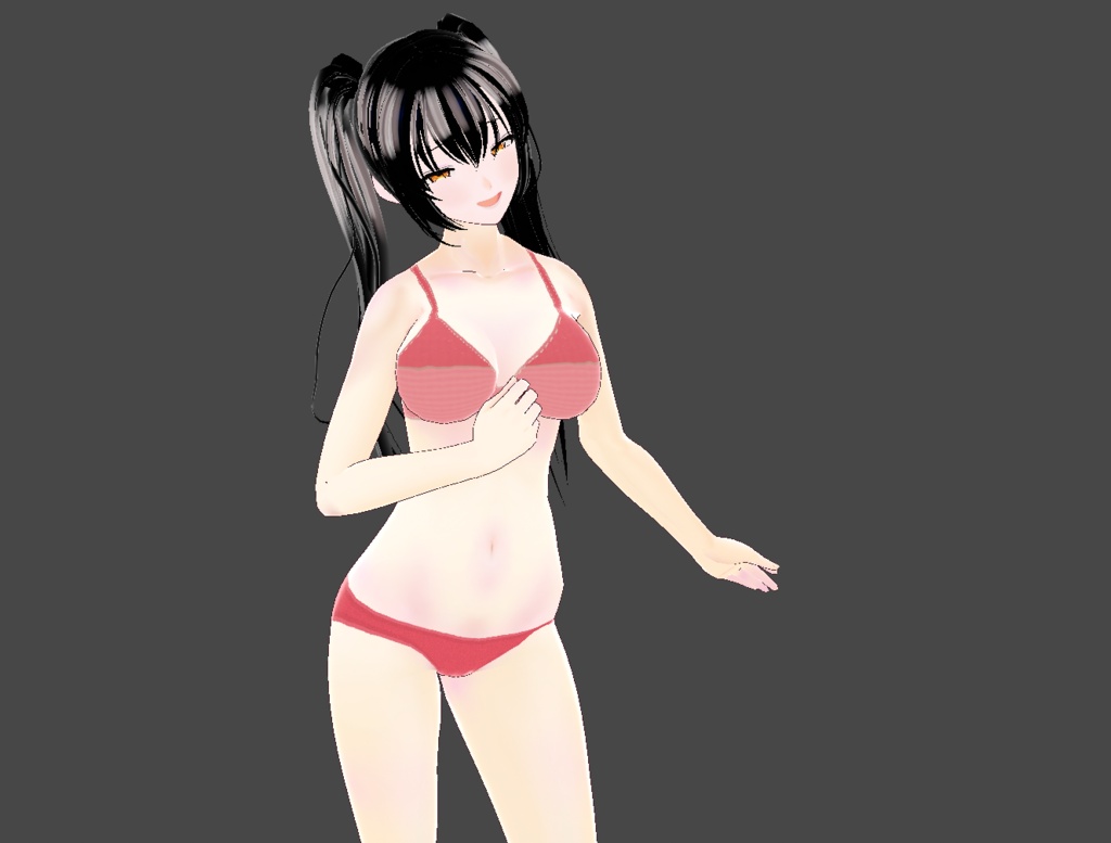 【VRoid Studio用】Basic Inner|9色×ブラ2種+ショーツ 27点セット