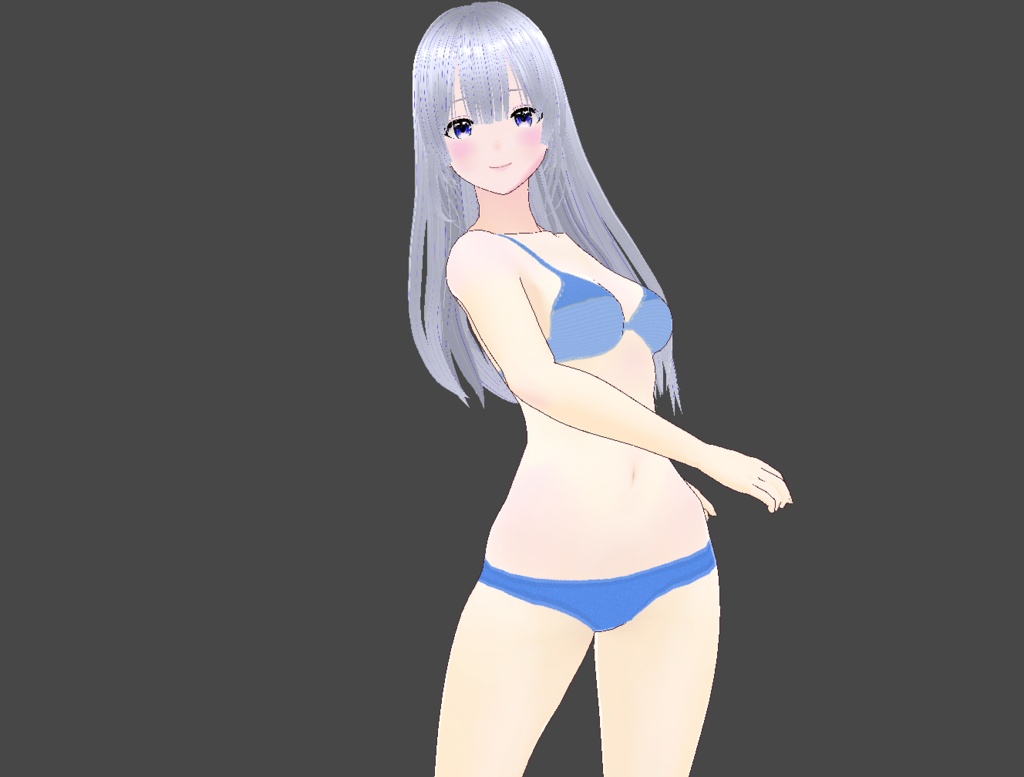 【VRoid Studio用】Basic Inner|9色×ブラ2種+ショーツ 27点セット