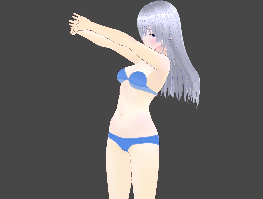 【VRoid Studio用】Basic Inner|9色×ブラ2種+ショーツ 27点セット