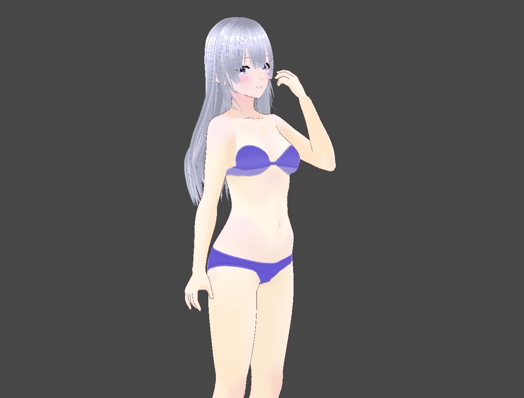【VRoid Studio用】Basic Inner|9色×ブラ2種+ショーツ 27点セット