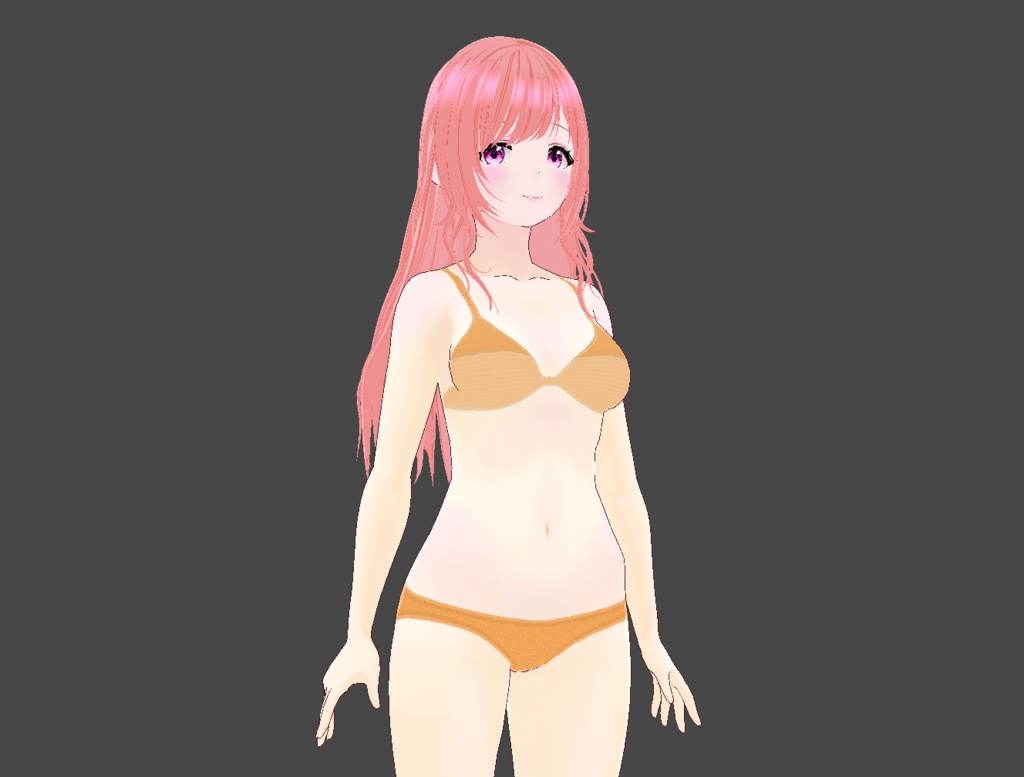 【VRoid Studio用】Basic Inner|9色×ブラ2種+ショーツ 27点セット