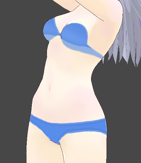 【VRoid Studio用】Basic Inner|9色×ブラ2種+ショーツ 27点セット