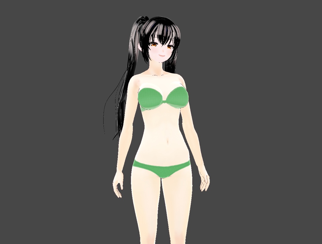 【VRoid Studio用】Basic Inner|9色×ブラ2種+ショーツ 27点セット