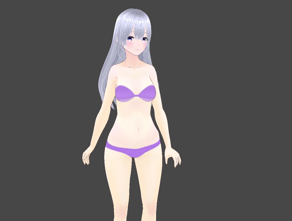 【VRoid Studio用】Basic Inner|9色×ブラ2種+ショーツ 27点セット