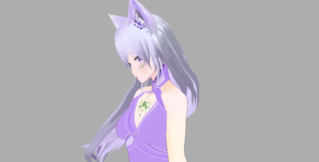 【VRoid】VRoid Decoration Stamp|誕生石と星座 05 エメラルド / Birthstone & Zodiac - Emerald