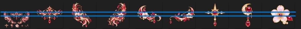 【VRoid】VRoid Decoration Stamp|誕生石と星座 07 ルビー/ Birthstone & Zodiac - Ruby