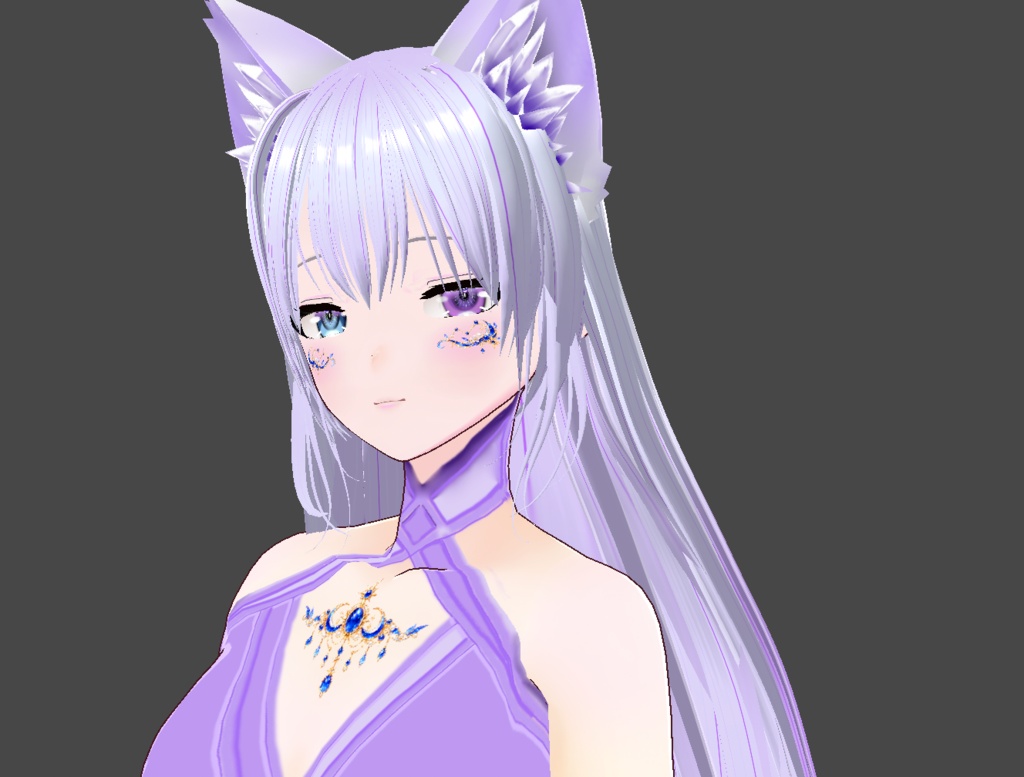 【VRoid】VRoid Decoration Stamp|誕生石と星座 09 サファイア/ Birthstone & Zodiac - sapphire