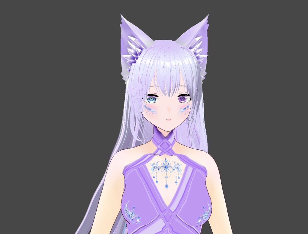 【VRoid】VRoid Decoration Stamp|誕生石と星座 12 ターコイズ/ Birthstone & Zodiac - Turquoise