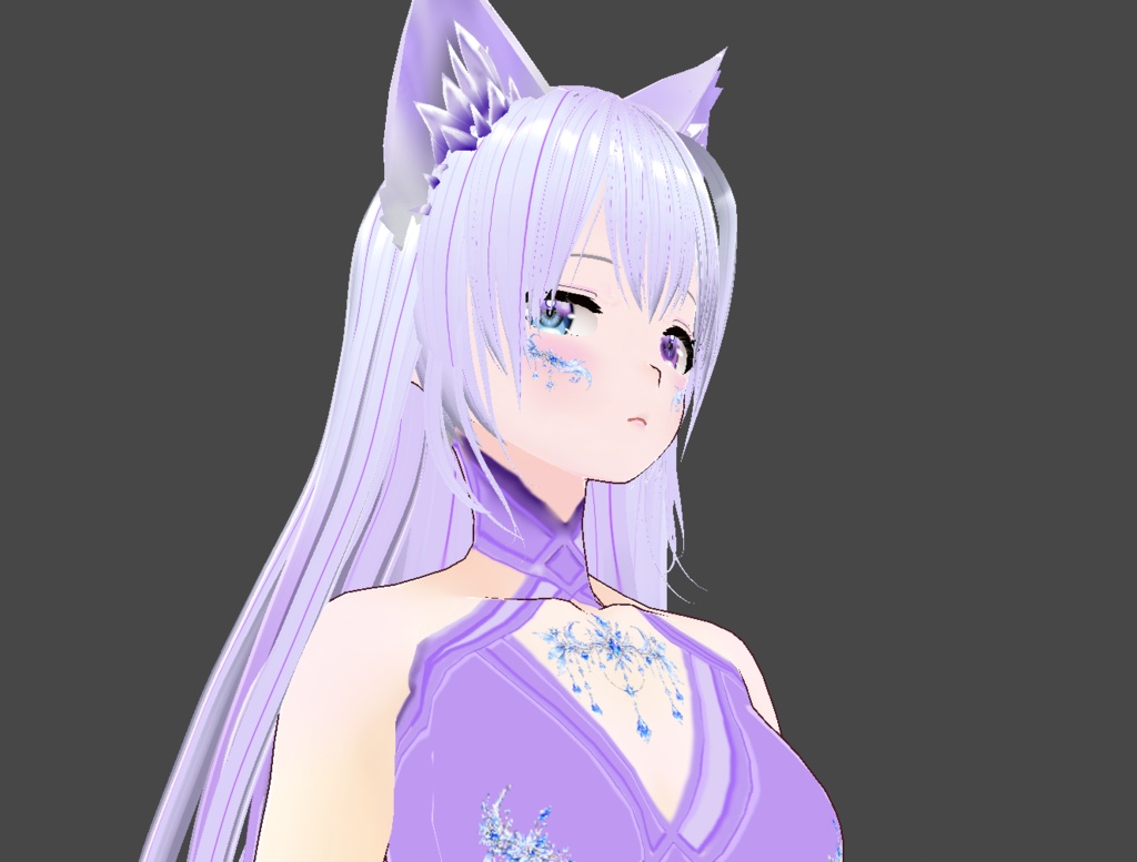【VRoid】VRoid Decoration Stamp|誕生石と星座 12 ターコイズ/ Birthstone & Zodiac - Turquoise