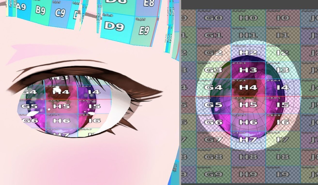 AddressRise Light|VRoid Texture Address Guide/【VRoidテクスチャ】の「どこに描けば、どこに出る?」を見える化する3種ガイド