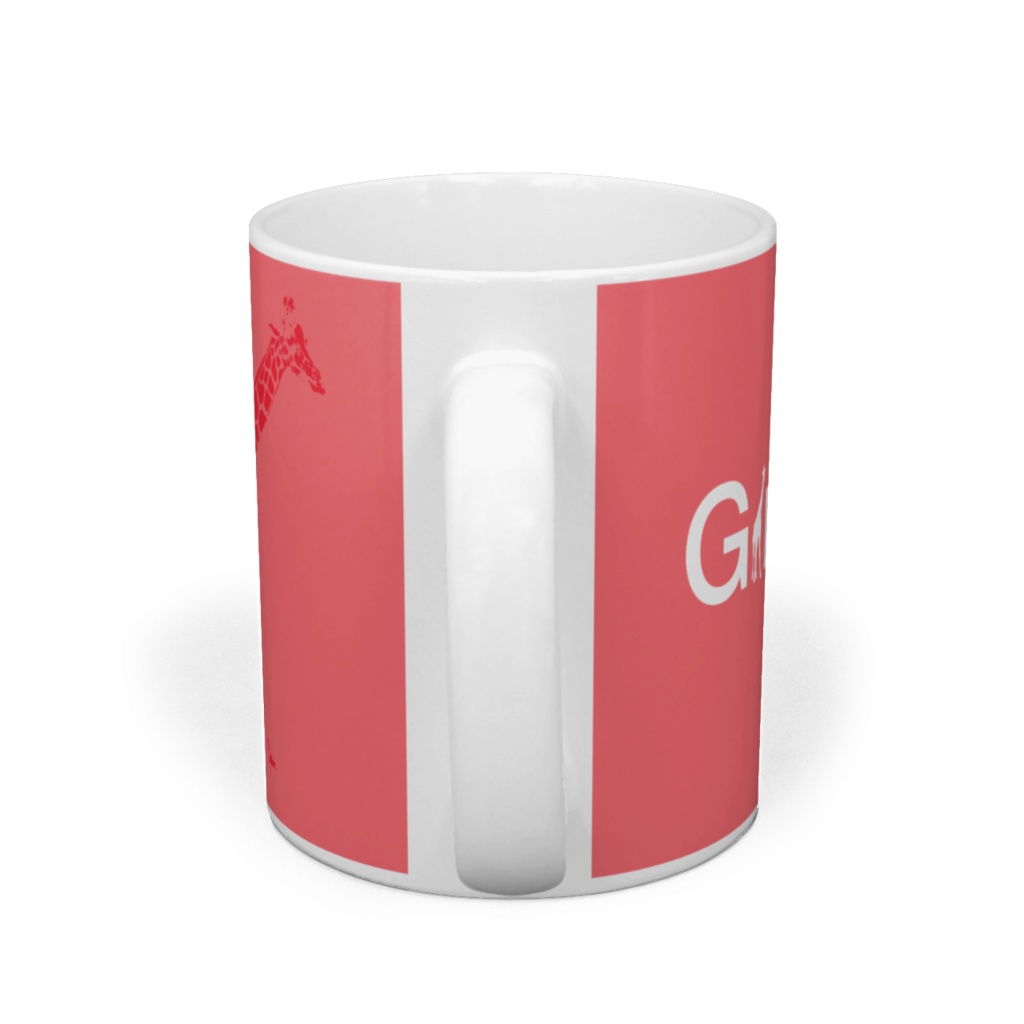 キリンのカラーマグカップ