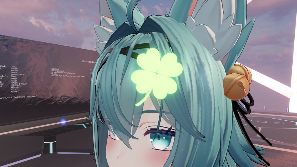 clover hairpin