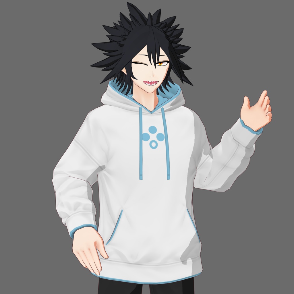 【無料】VRoidパーカー 6色 Revirsi Basic Parker V01