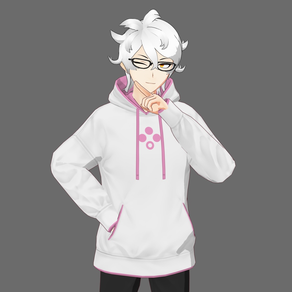 【無料】VRoidパーカー 6色 Revirsi Basic Parker V01