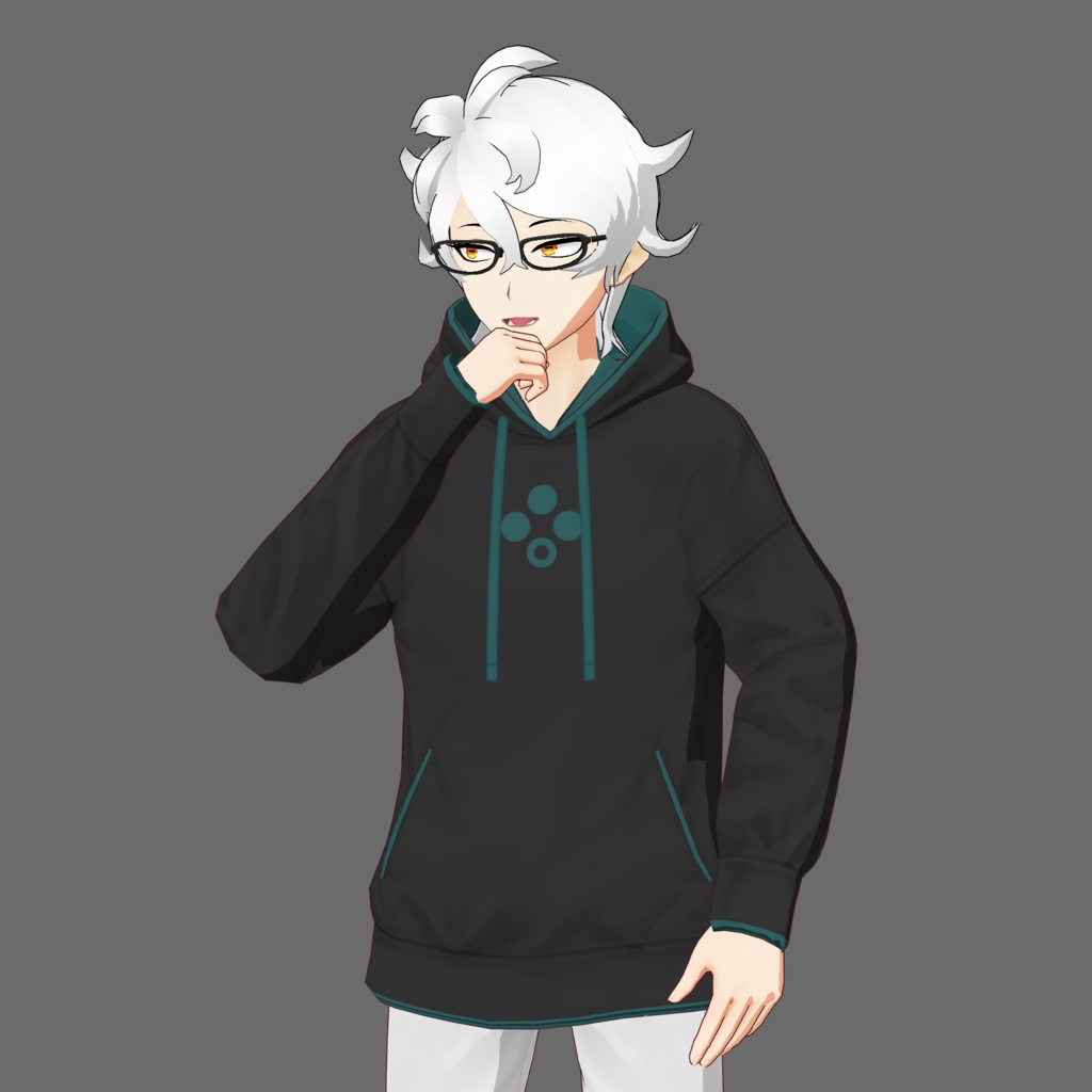 【無料】VRoidパーカー 6色 Revirsi Basic Parker V01