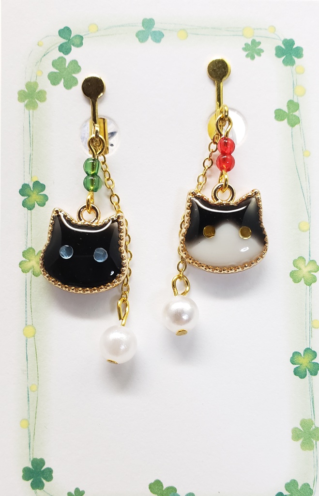 リヴァエレ猫のイヤリング