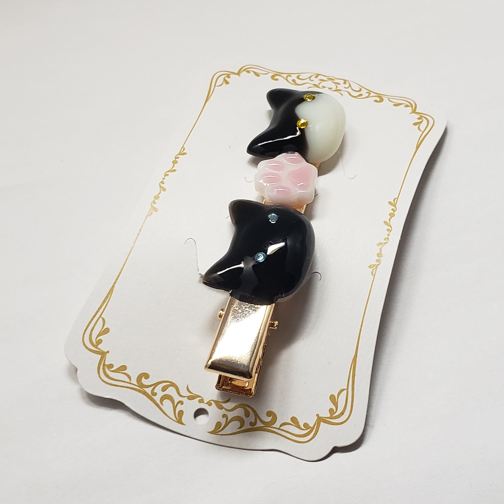 リヴァエレ猫の髪飾り