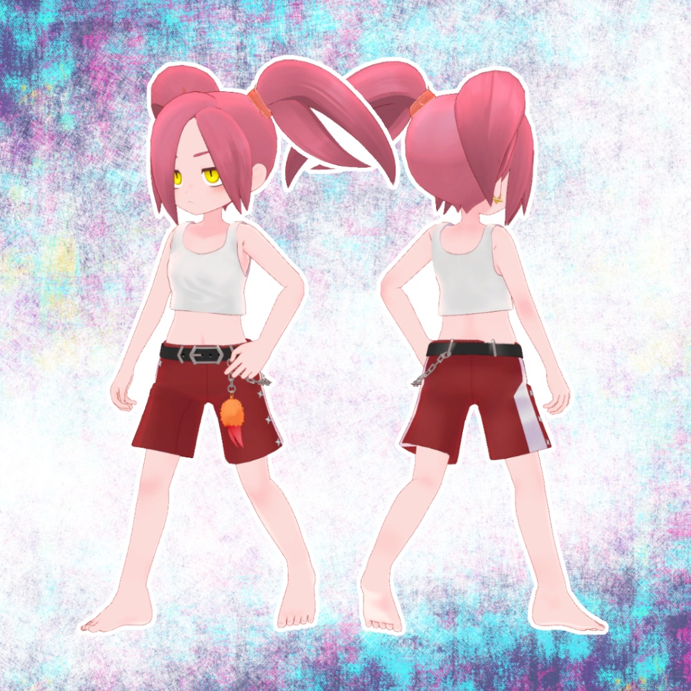 螯崎サキ/VRC向けオリジナル3Dモデル