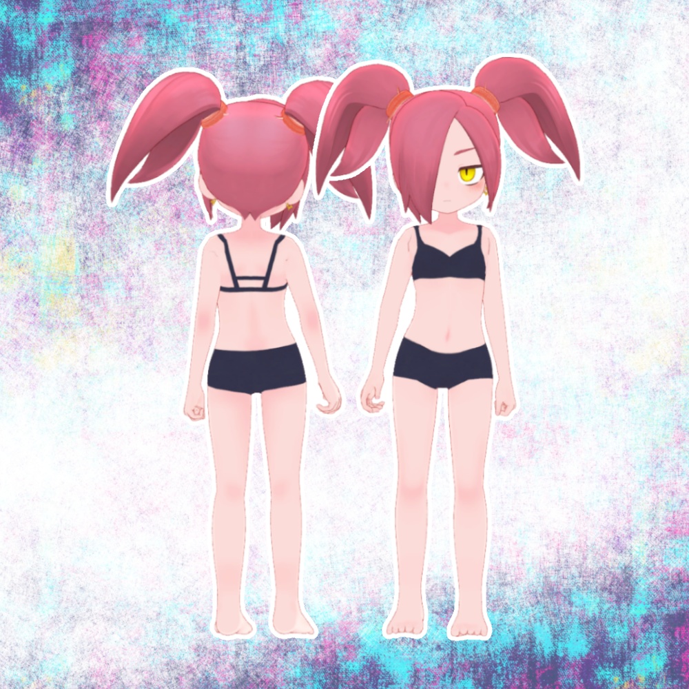 螯崎サキ/VRC向けオリジナル3Dモデル