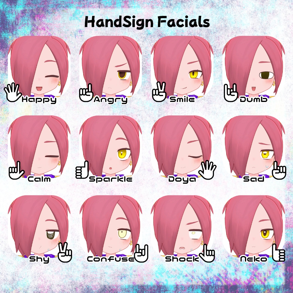 螯崎サキ/VRC向けオリジナル3Dモデル