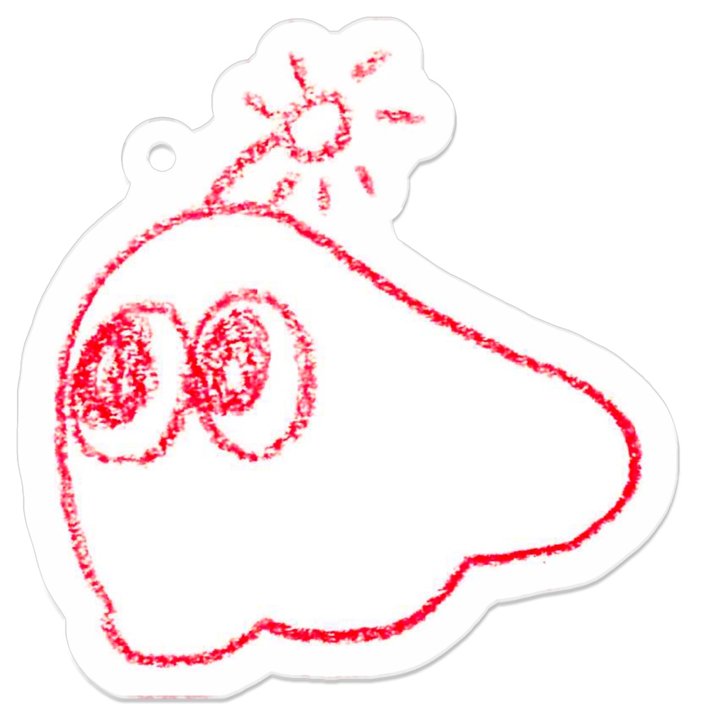 くしゃみアクリルキーホルダーB