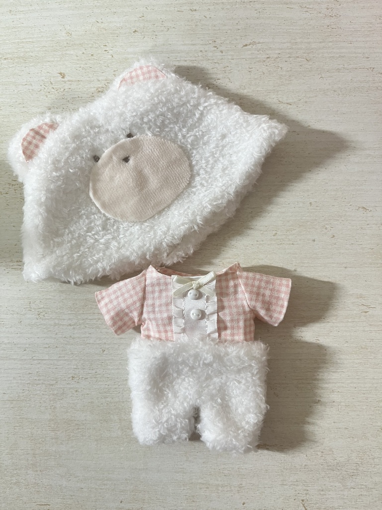 もこもこくまちゃんお帽子セット