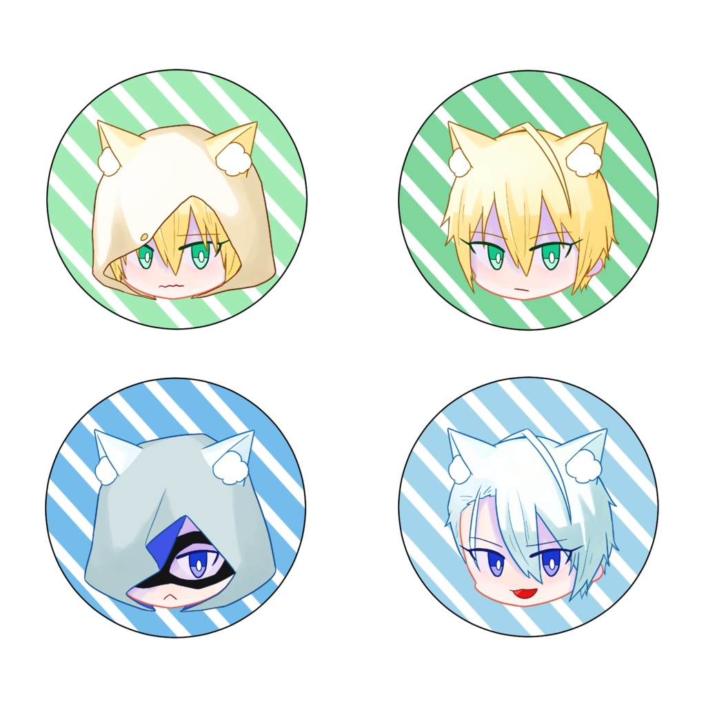 にゃまんばぎり缶バッジ