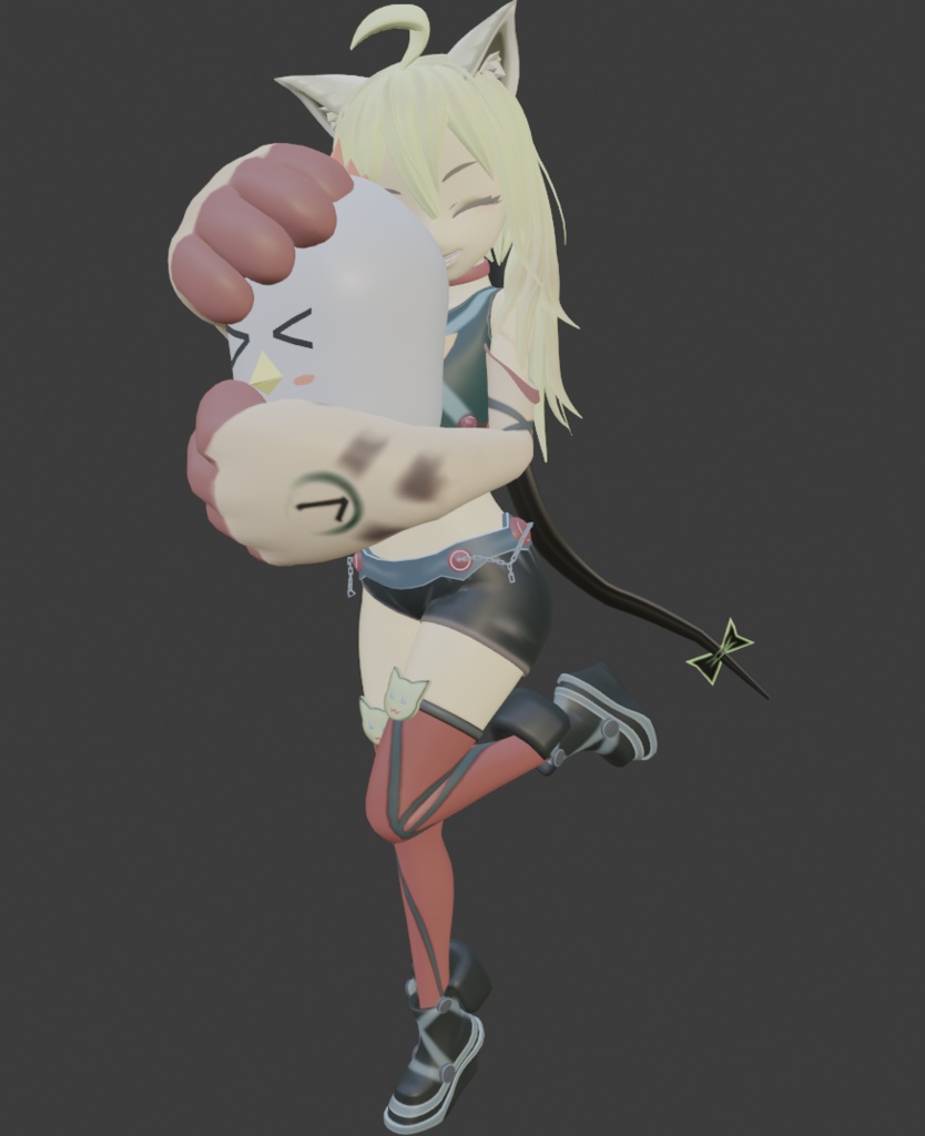 3D character - Cat girl