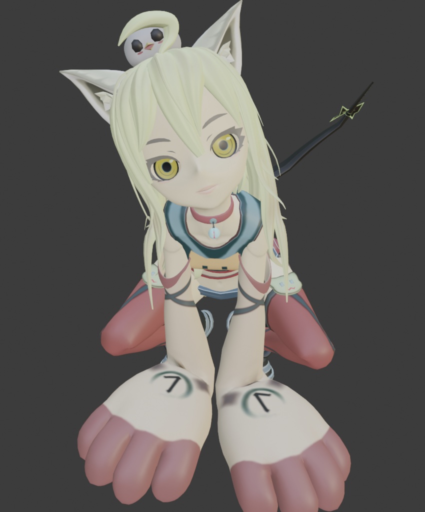 3D character - Cat girl