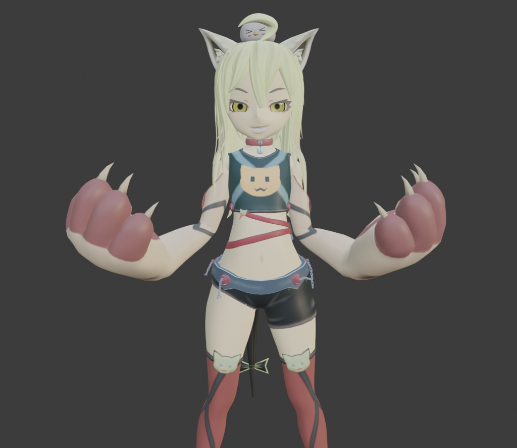 3D character - Cat girl