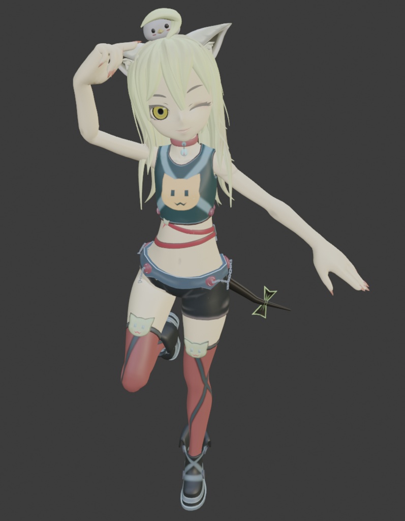 3D character - Cat girl