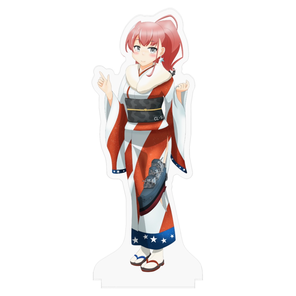 晴れ着アトランタアクリルフィギュア